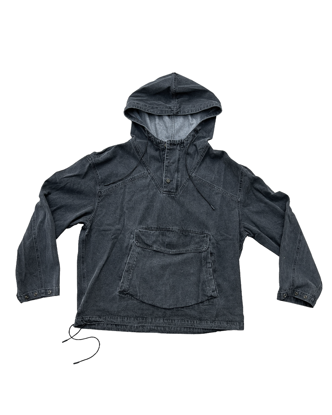 Denim anorak jacket hot sale