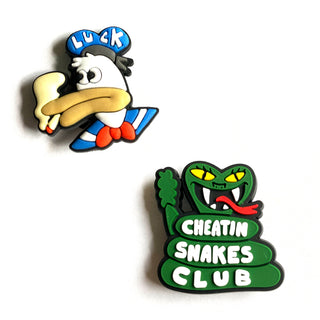 CHEATIN SNAKES CLUB CROC CHARMS