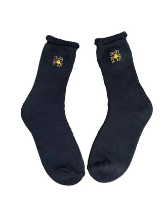 EMBROIDERED FIELD SOCKS  (ASPHALT)